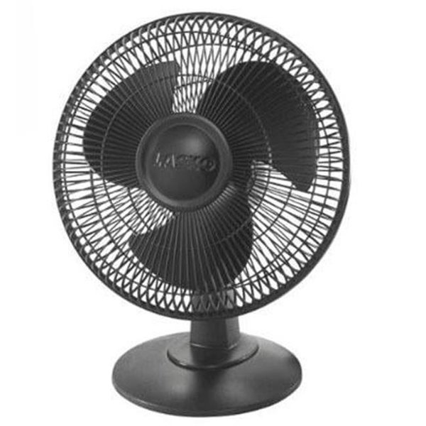 Makeithappen Products  12 Inch Table Fan  3-speed (black) MA60506